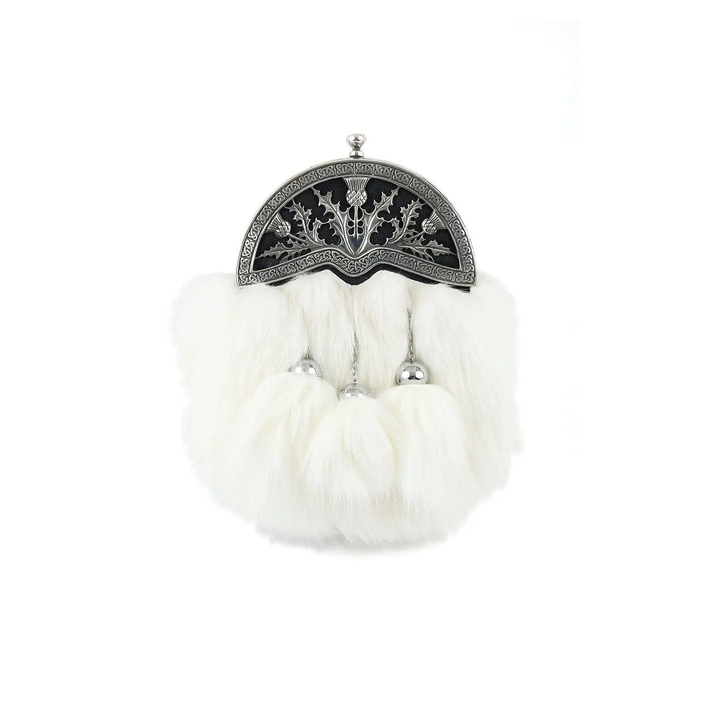 White Fox Dress Sporran