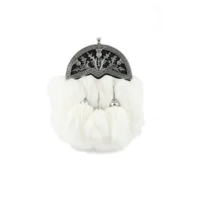 White Fox Dress Sporran