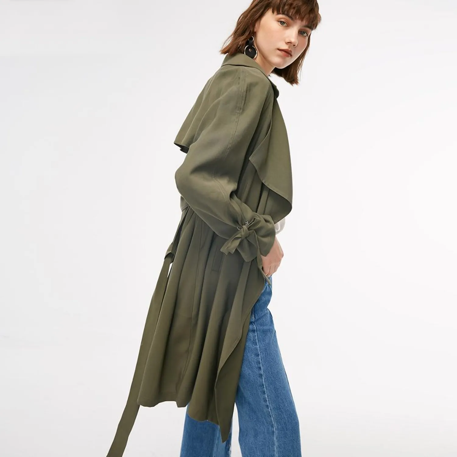 Women's Autumn Loose Belted Coat