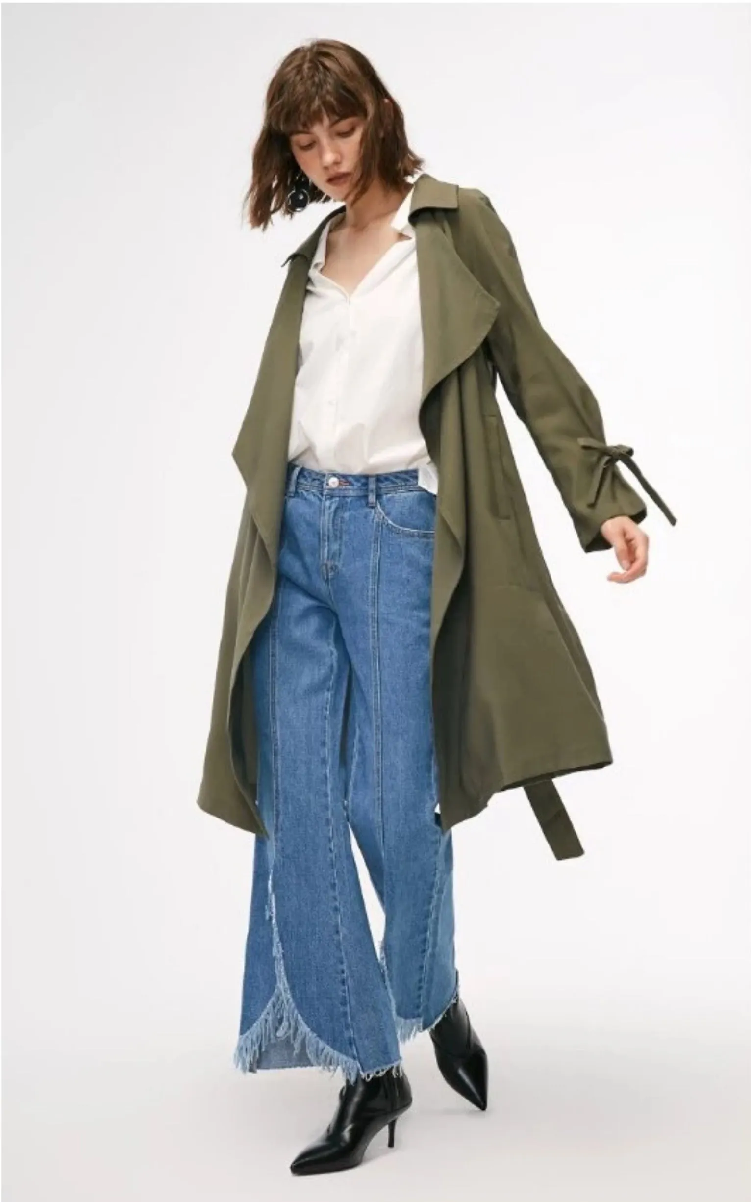 Women's Autumn Loose Belted Coat