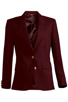 Women's Burgundy Value Blazer
