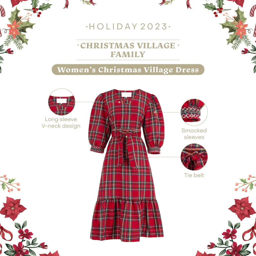 Women's Christmas Village Dress