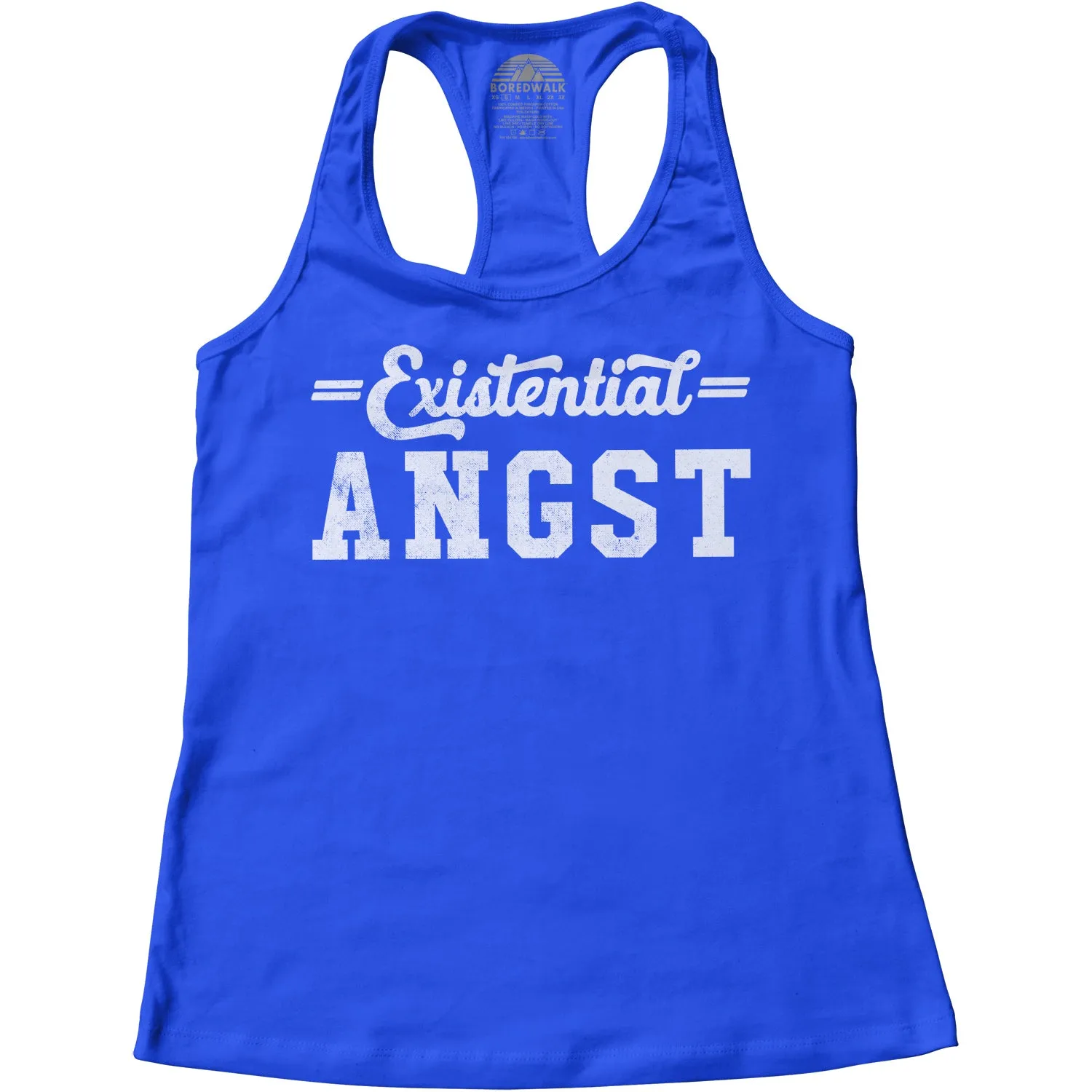 Women's Existential Angst Racerback Tank Top