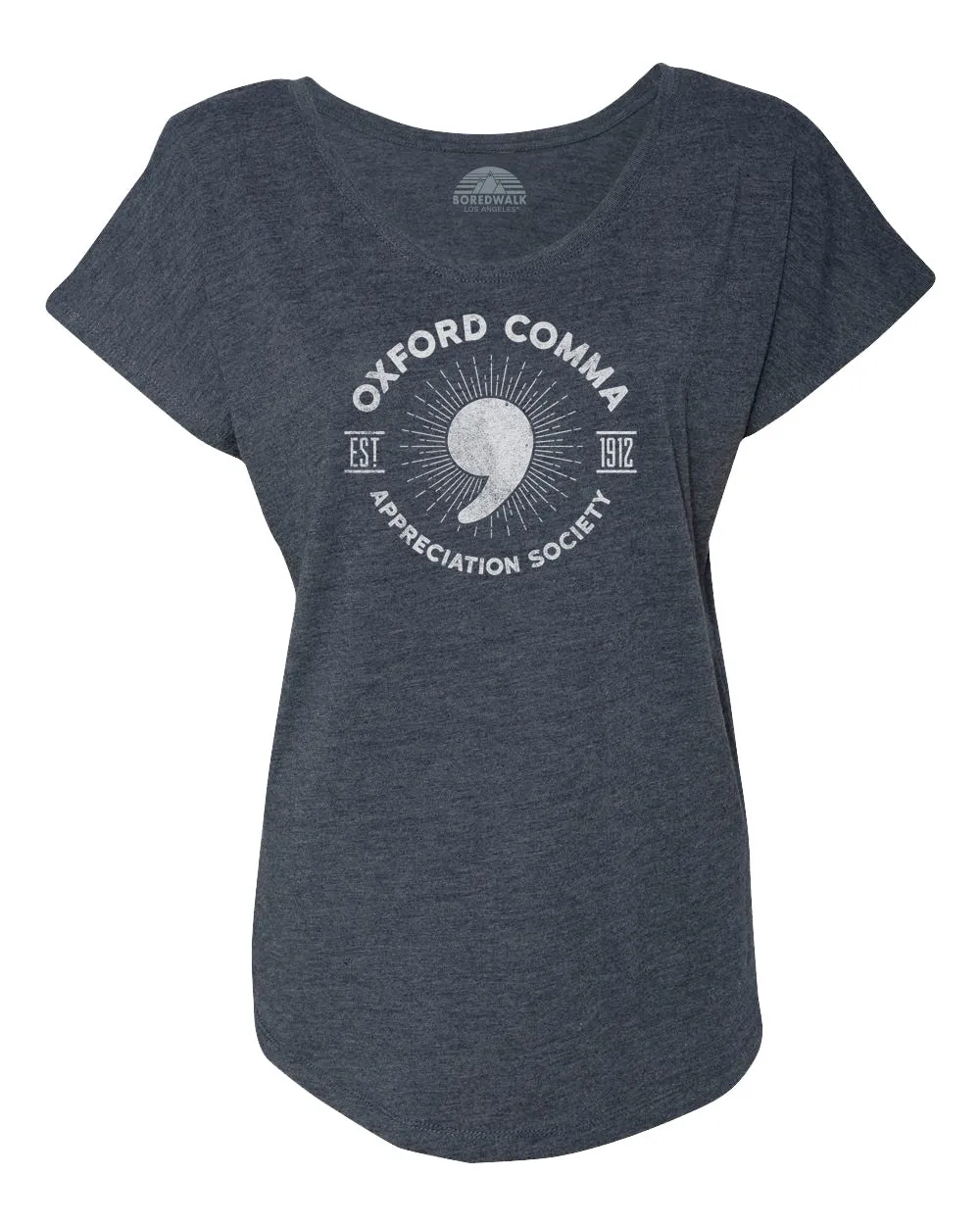 Women's Oxford Comma Appreciation Society Scoop Neck T-Shirt