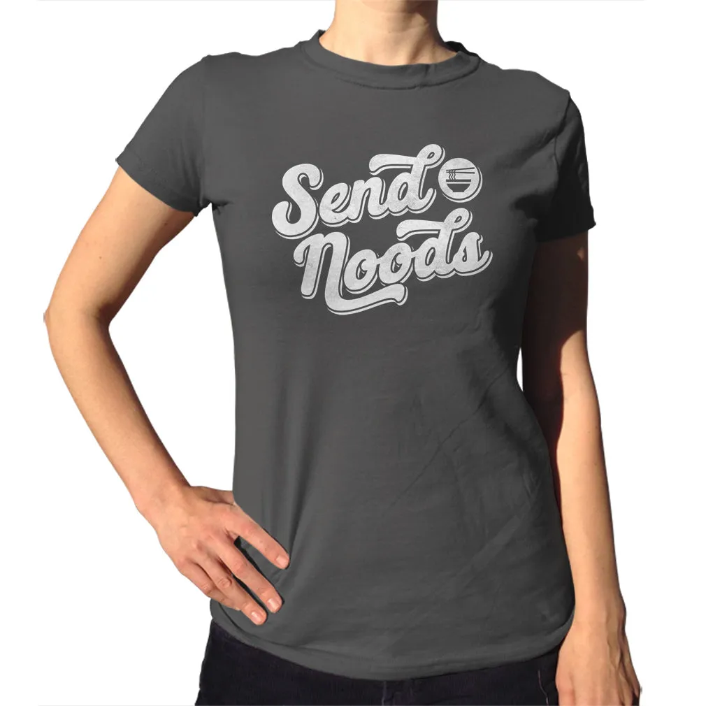 Women's Send Noods T-Shirt - Asian Food Pho Ramen