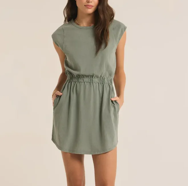 Z Supply Paxton Jersey Mini Dress