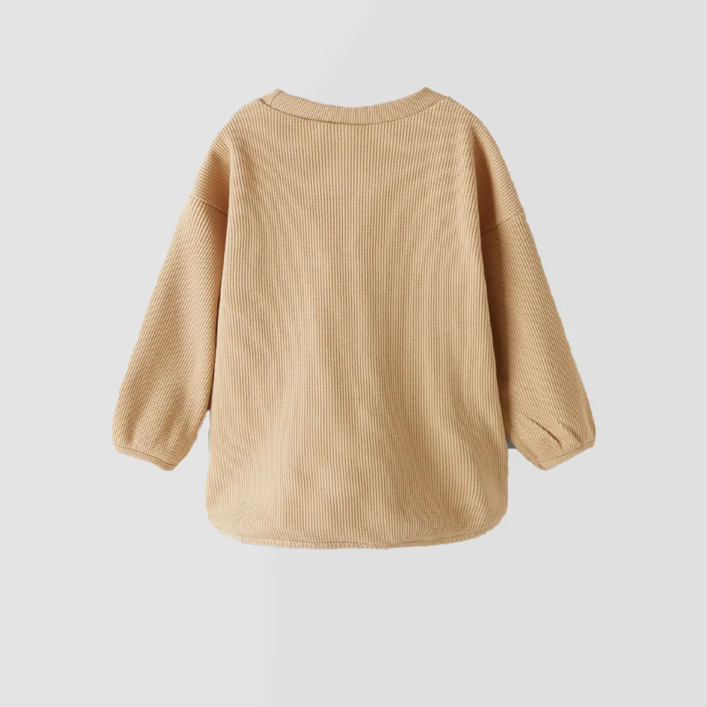 ZR Cream Long Style Thermal SweatShirt  10481