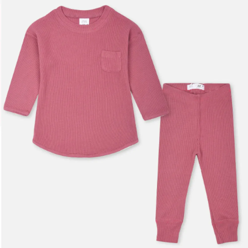 ZR Front Pocket Long Shirt 2 Piece Corel Thermal Suit 10471